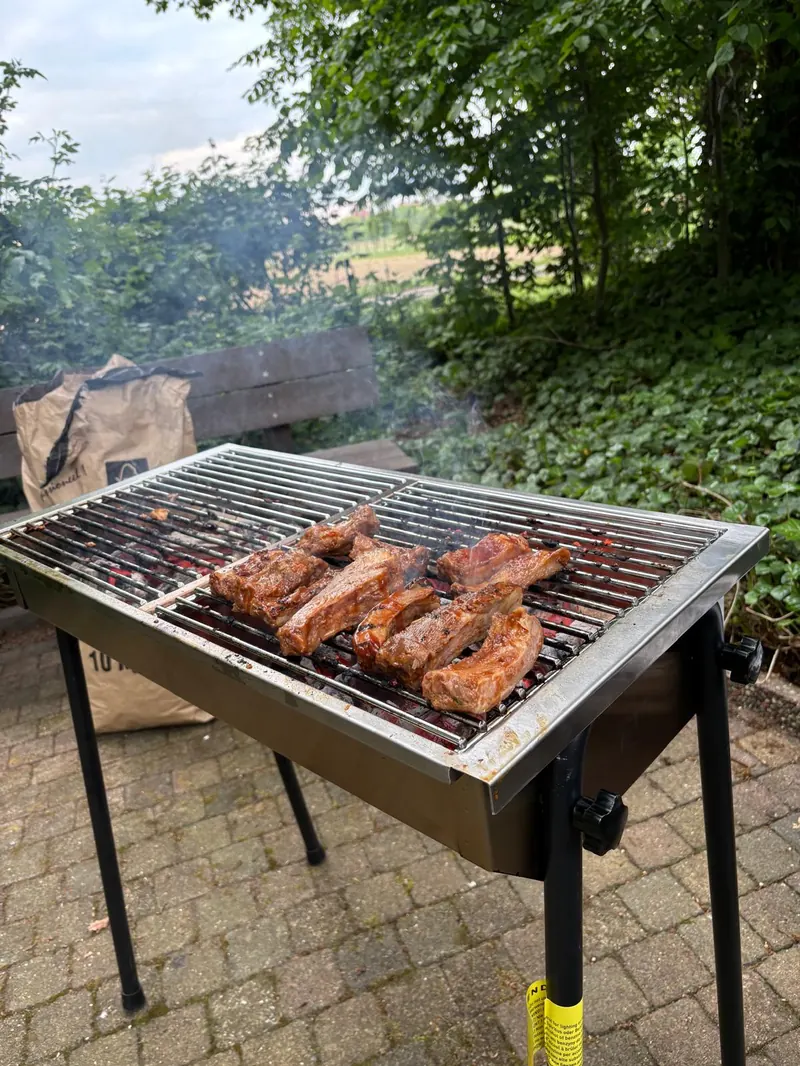 BBQ ribs op de grill
