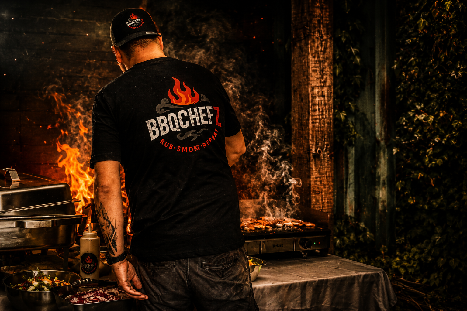 BBQ catering event