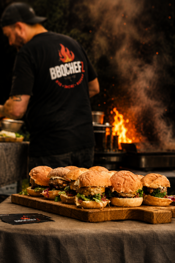 BBQChefZ chef bij de smoker